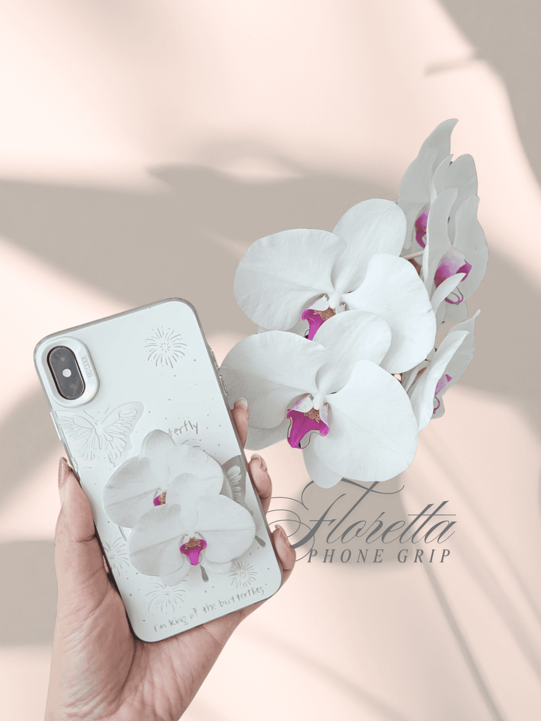 🤍🌸 กล้วยไม้ฟาแลนนอปซิส ขาวปากชมพู - alternate view